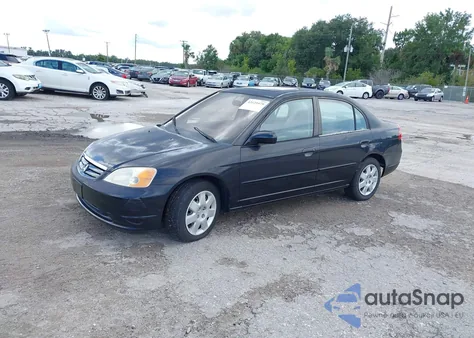 2001 Honda Civic Ex from USA, damaged, VIN 2HGES26721H529951